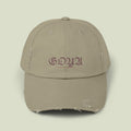 "GLOBAL DISTRIBUTION" GOYA SPLY RETRO-FUTURISTIC LOGO CAP