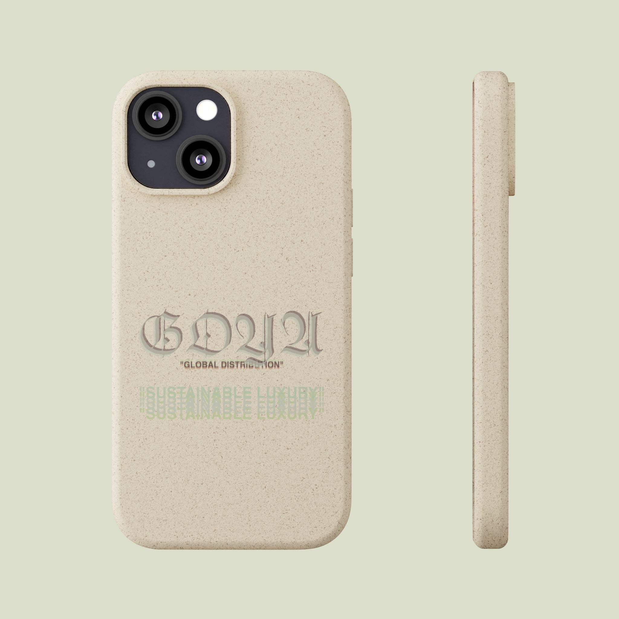 "SUSTAINABLE LUXURY" - GOYA SPLY BIODEGRADABLE PHONE CASE