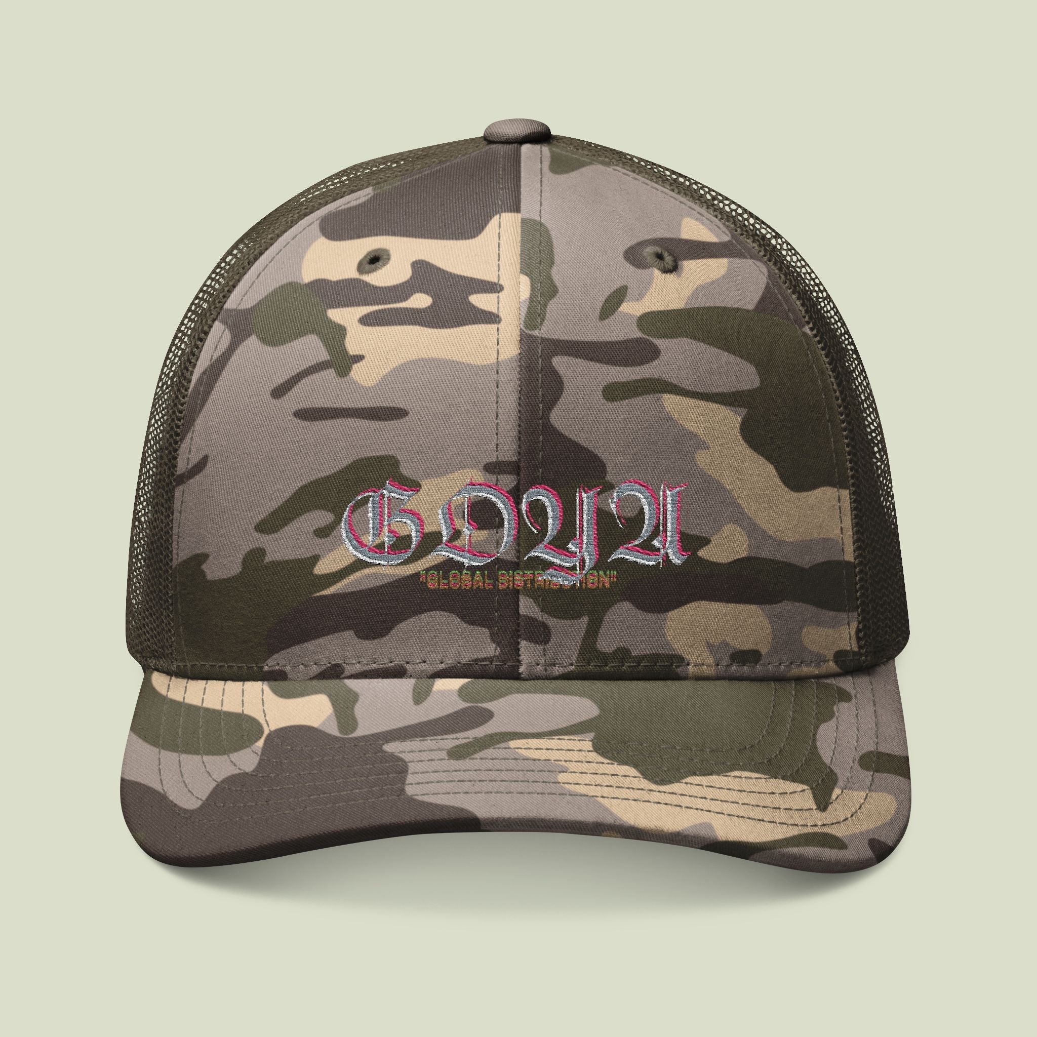 "GLOBAL DISTRIBUTION" GOYA SPLY CAMO TRUCKER
