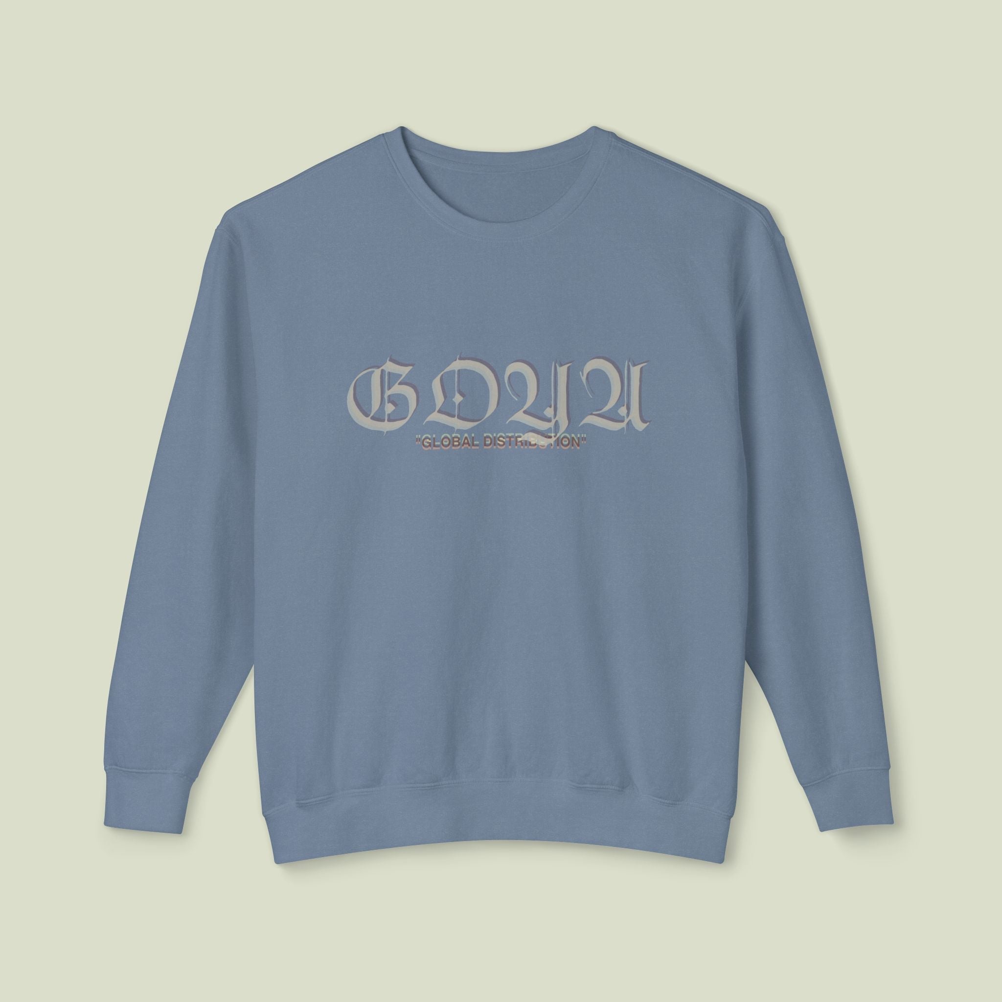 UNISEX "GLOBAL DISTRIBUTION" STOCK GOYA CREWNECK