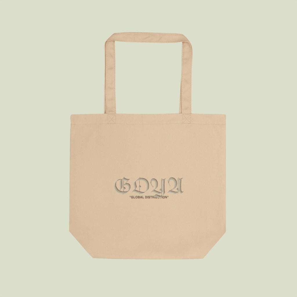 "SUSTAINABLE LUXURY" ORGANIC COTTON TOTE BAG
