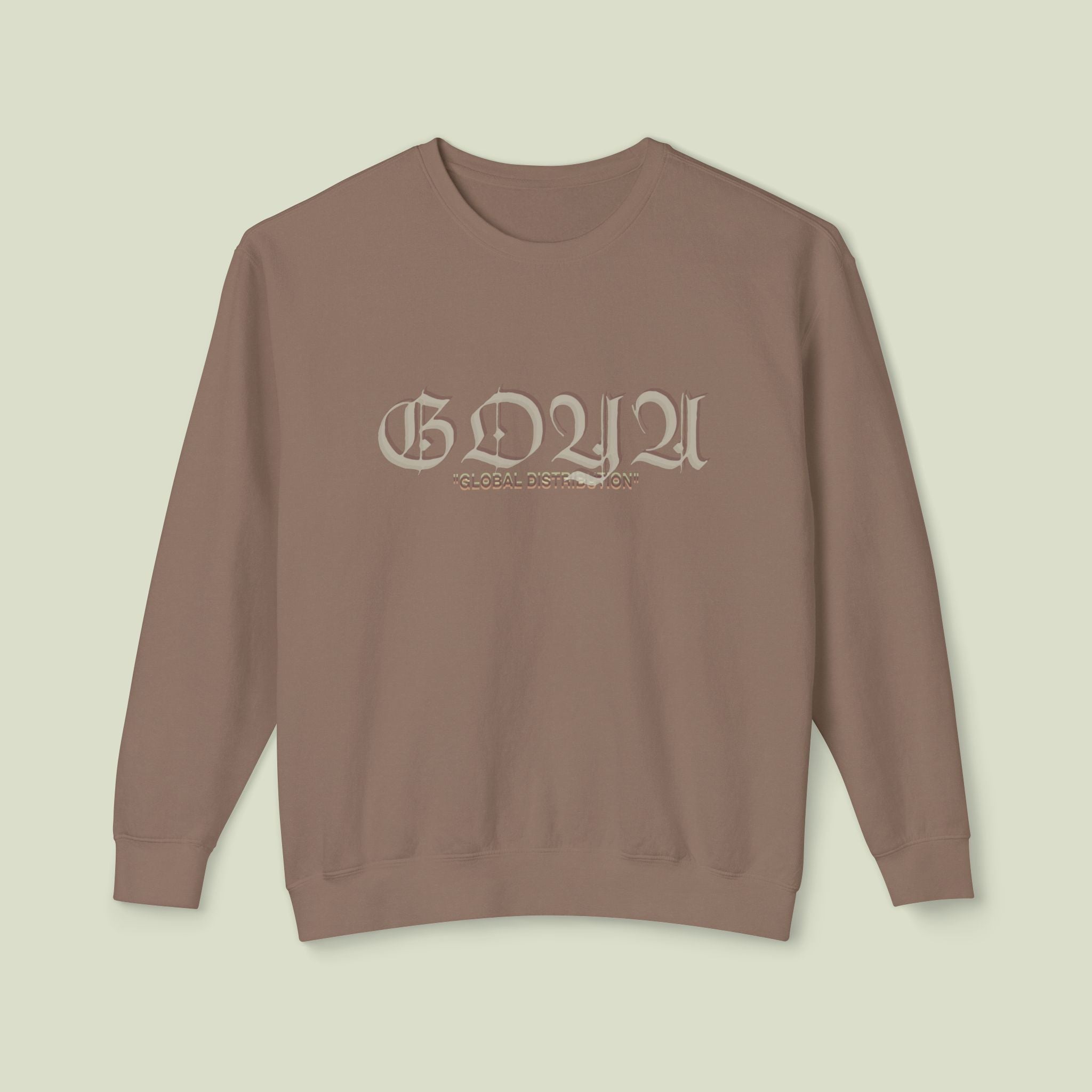 UNISEX "GLOBAL DISTRIBUTION" STOCK GOYA CREWNECK